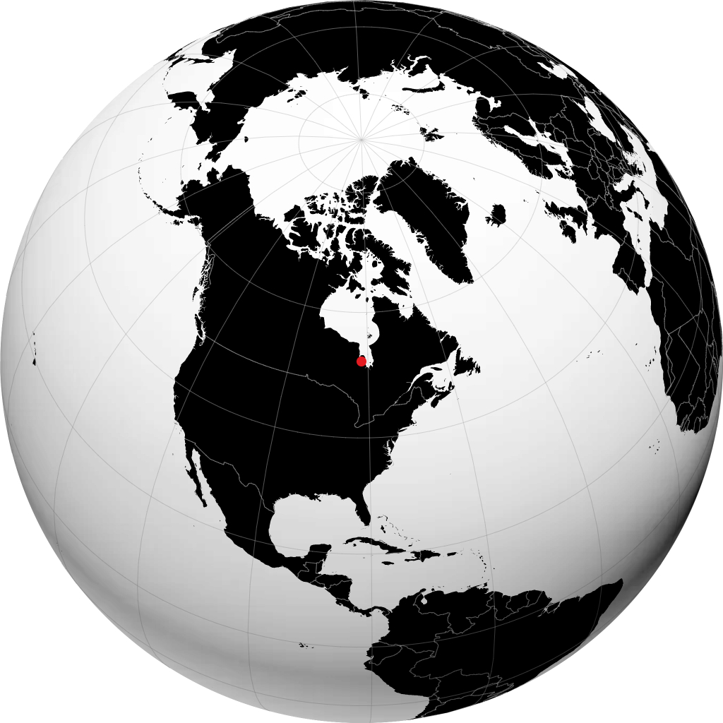 Fort Albany di globe