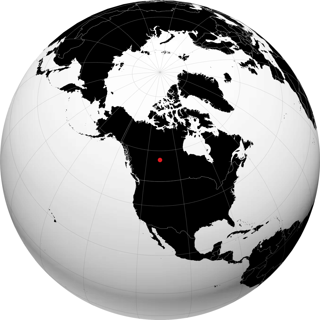 Fort McMurray di globe