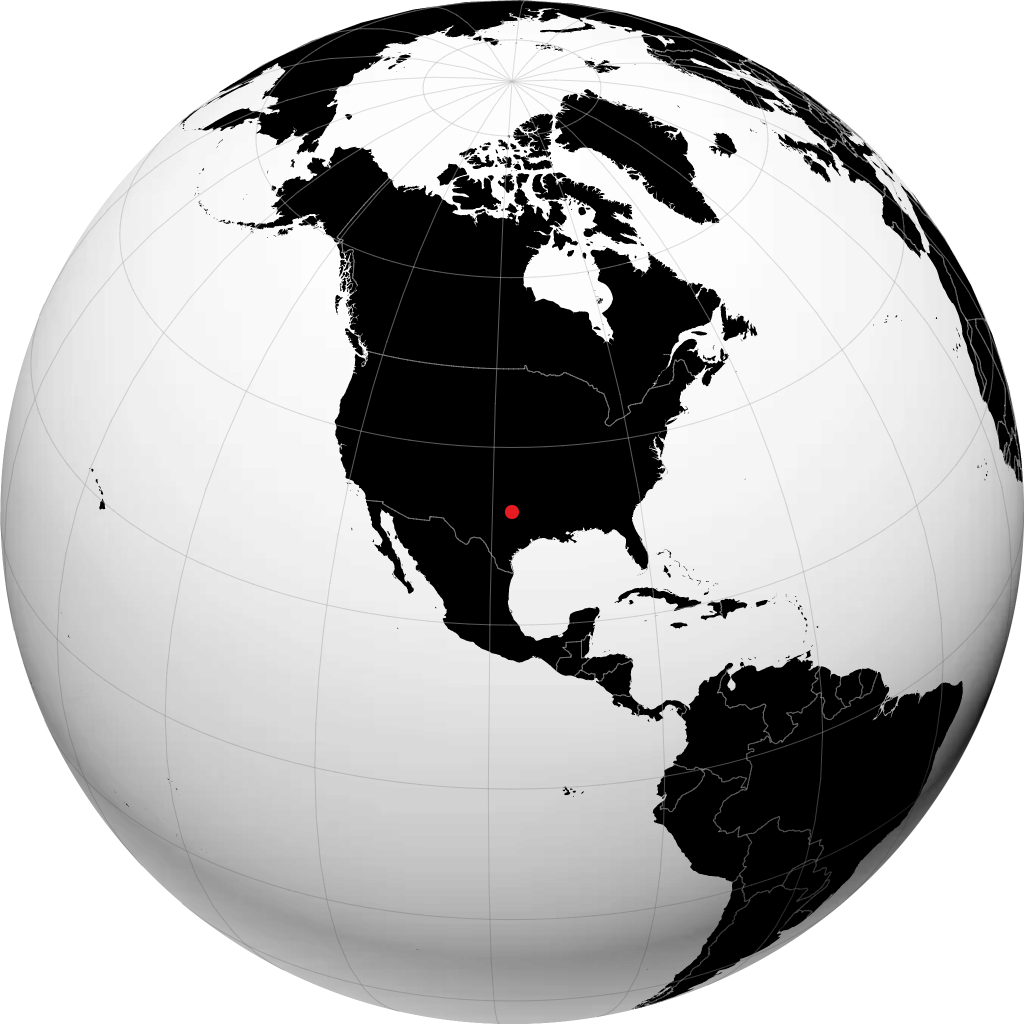 Fort Worth di globe