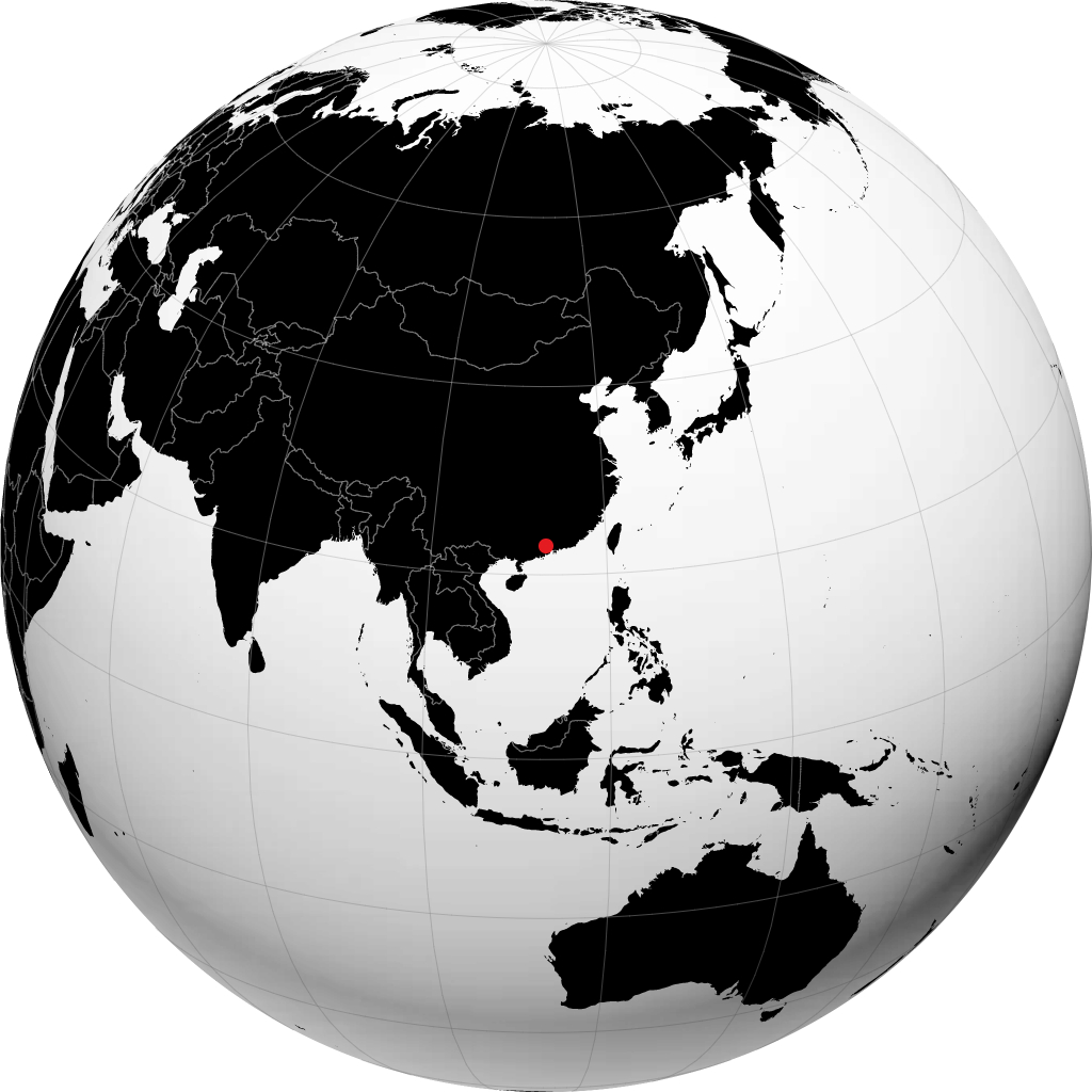 Foshan di globe