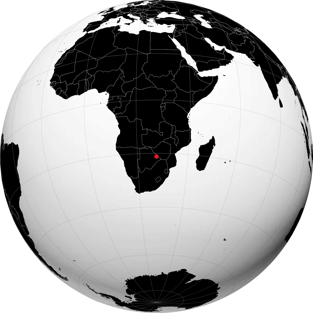 Francistown di globe