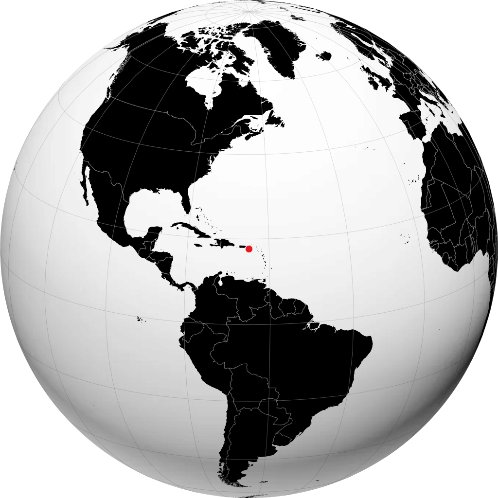 Frederiksted di globe
