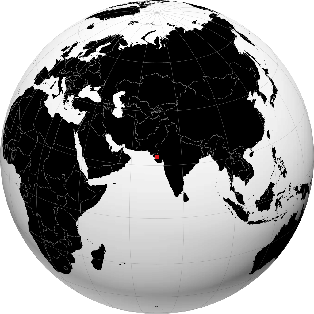 Gandhidham di globe