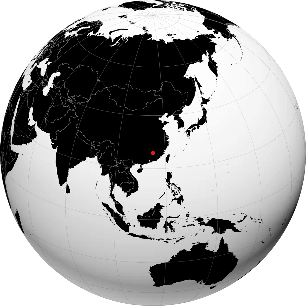 Ganzhou di globe