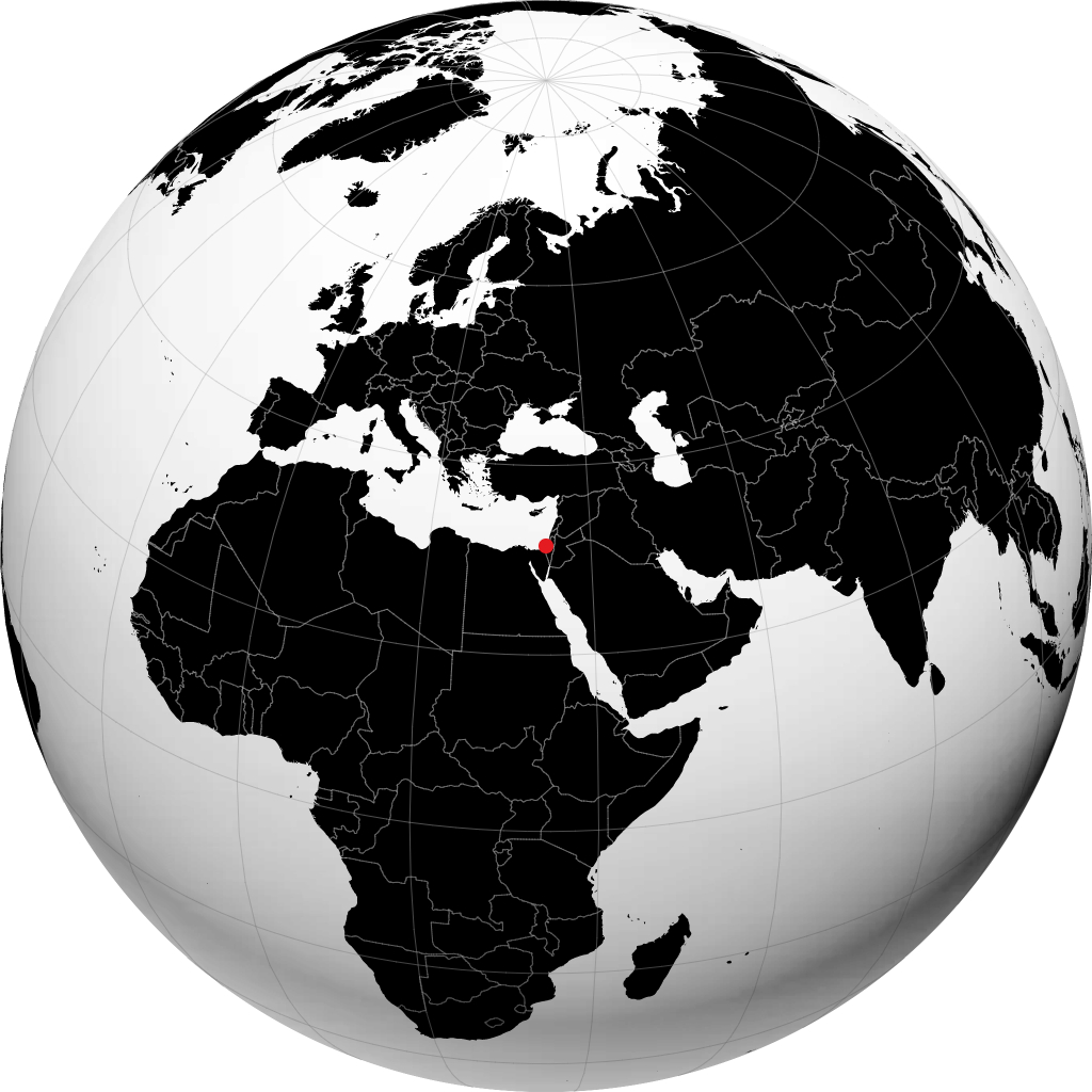 Gaza City di globe
