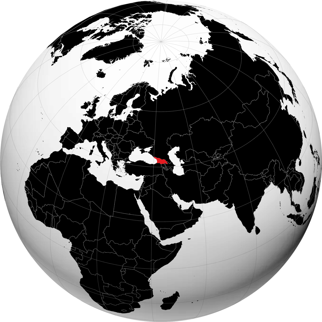 Georgia di globe