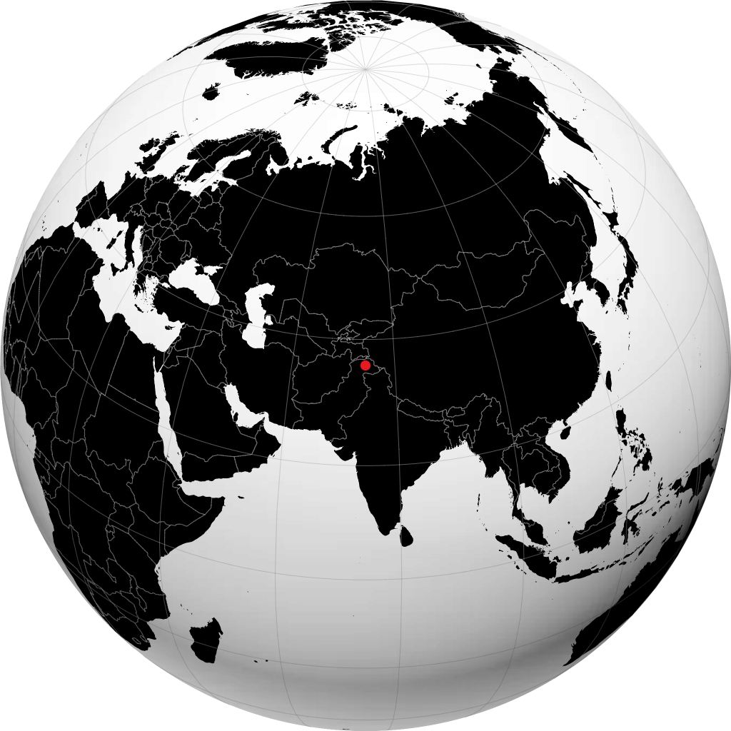 Gilgit di globe