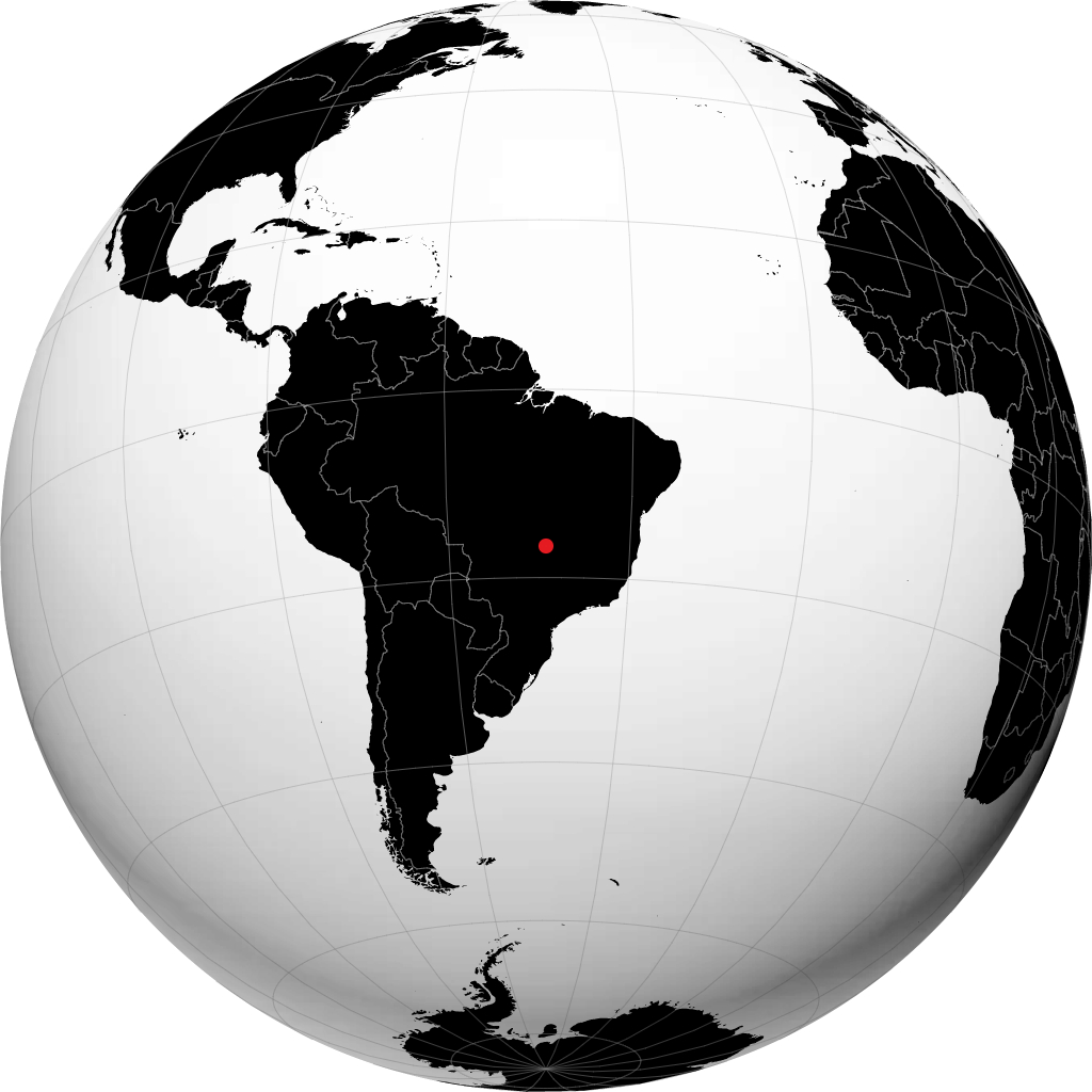 Goiânia di globe