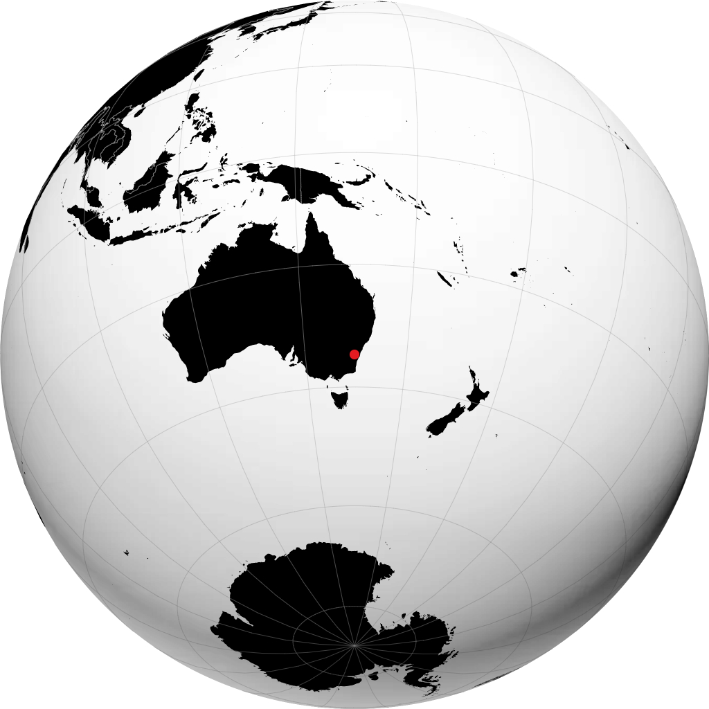 Goulburn di globe