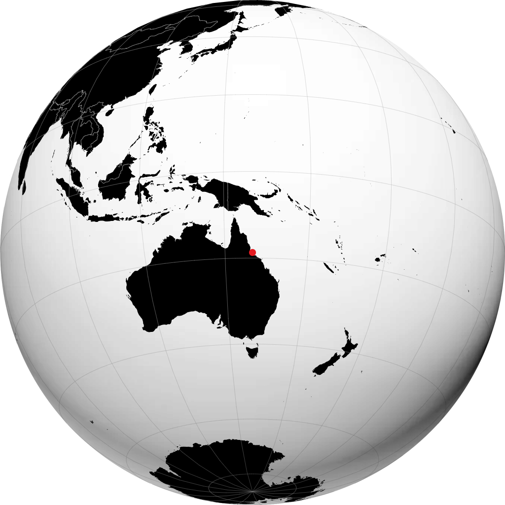 Great Palm Island di globe