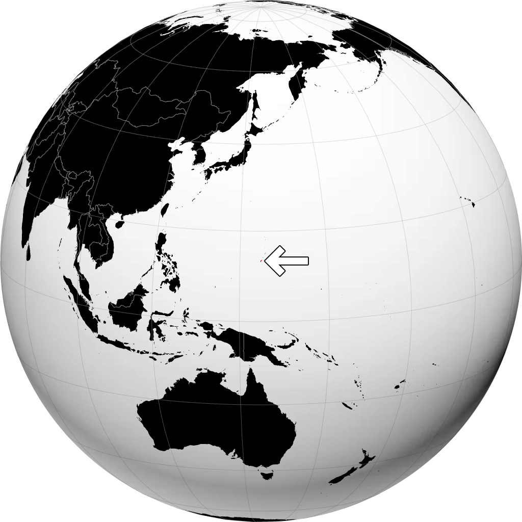Guam di globe