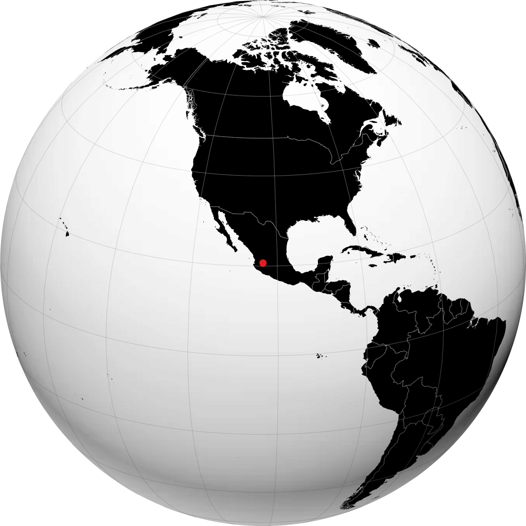 Guadalajara di globe