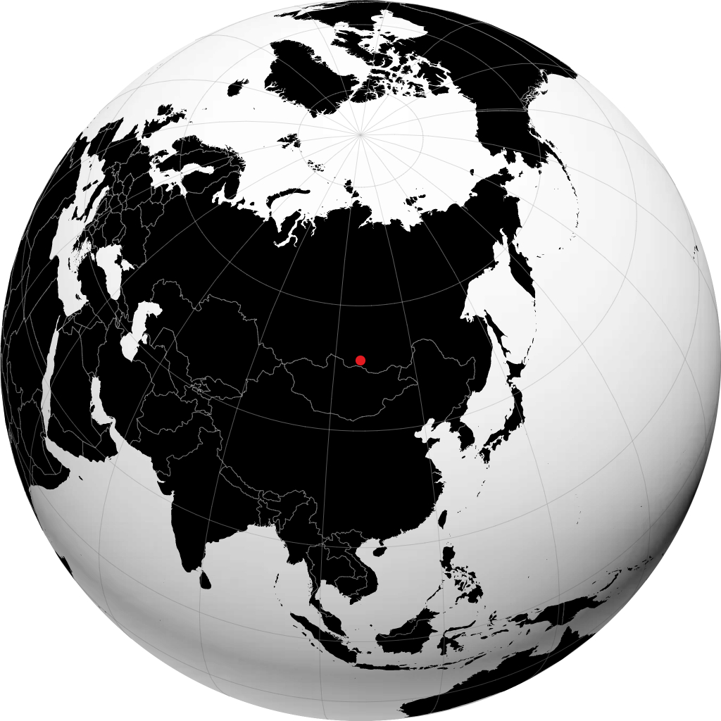 Gusinoozyorsk di globe