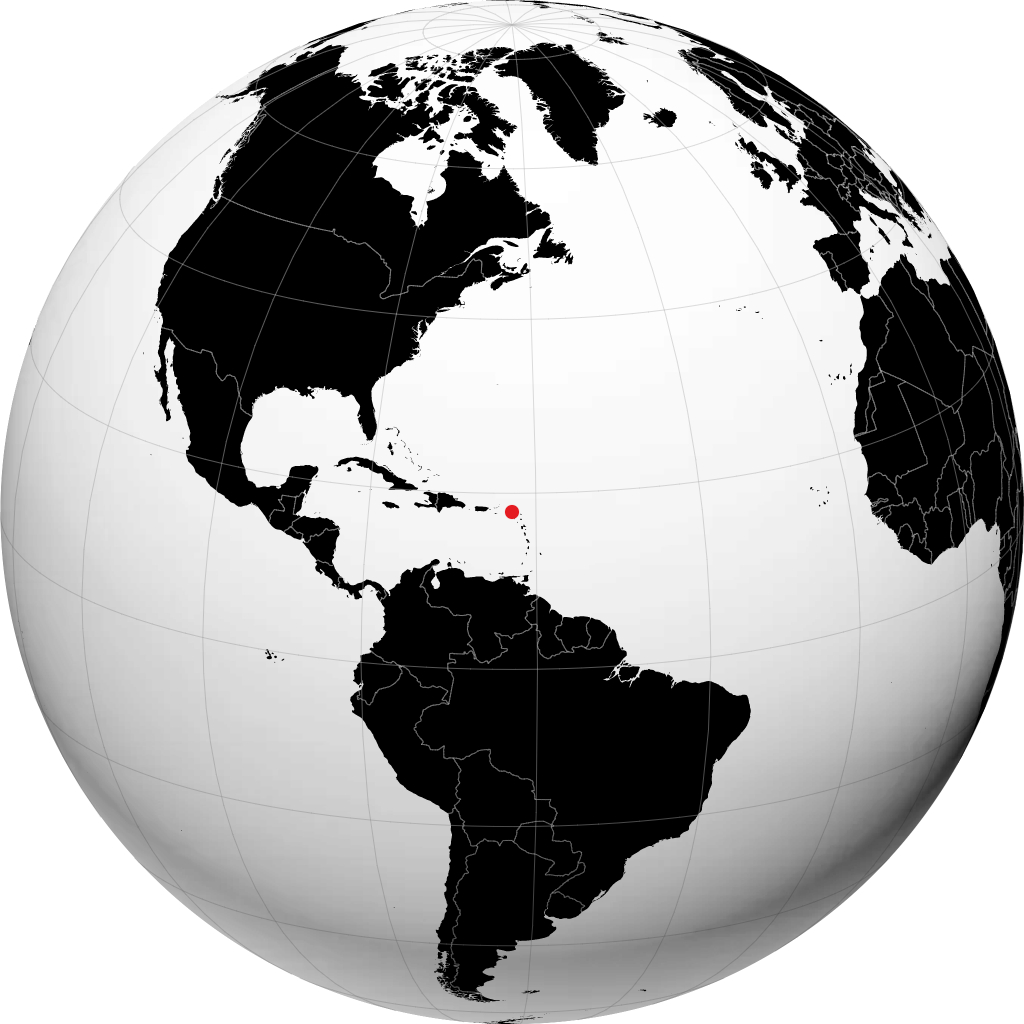 Gustavia di globe