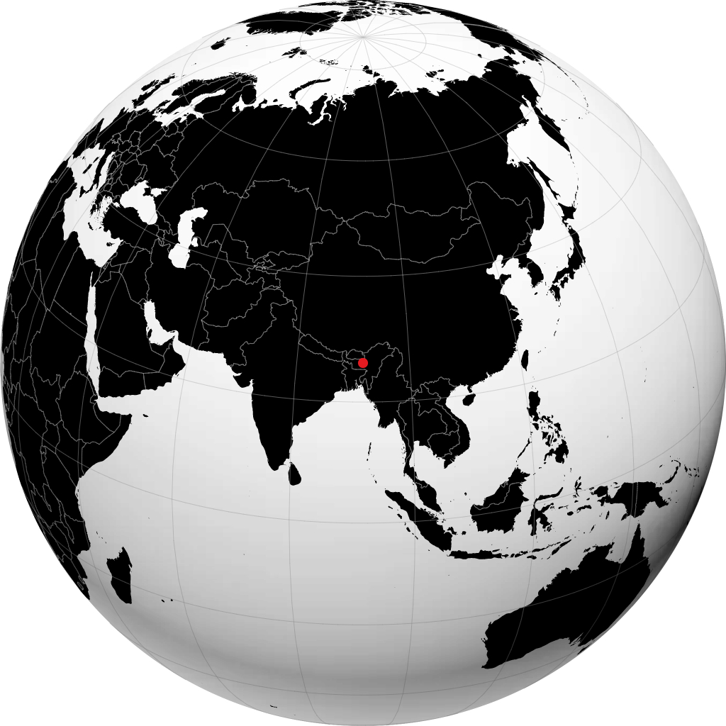 Guwahati di globe