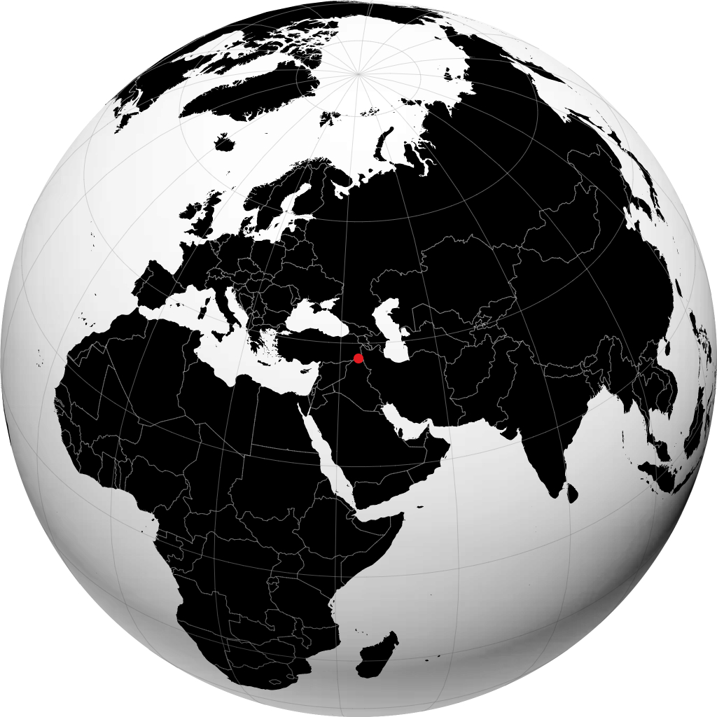 Hakkari di globe