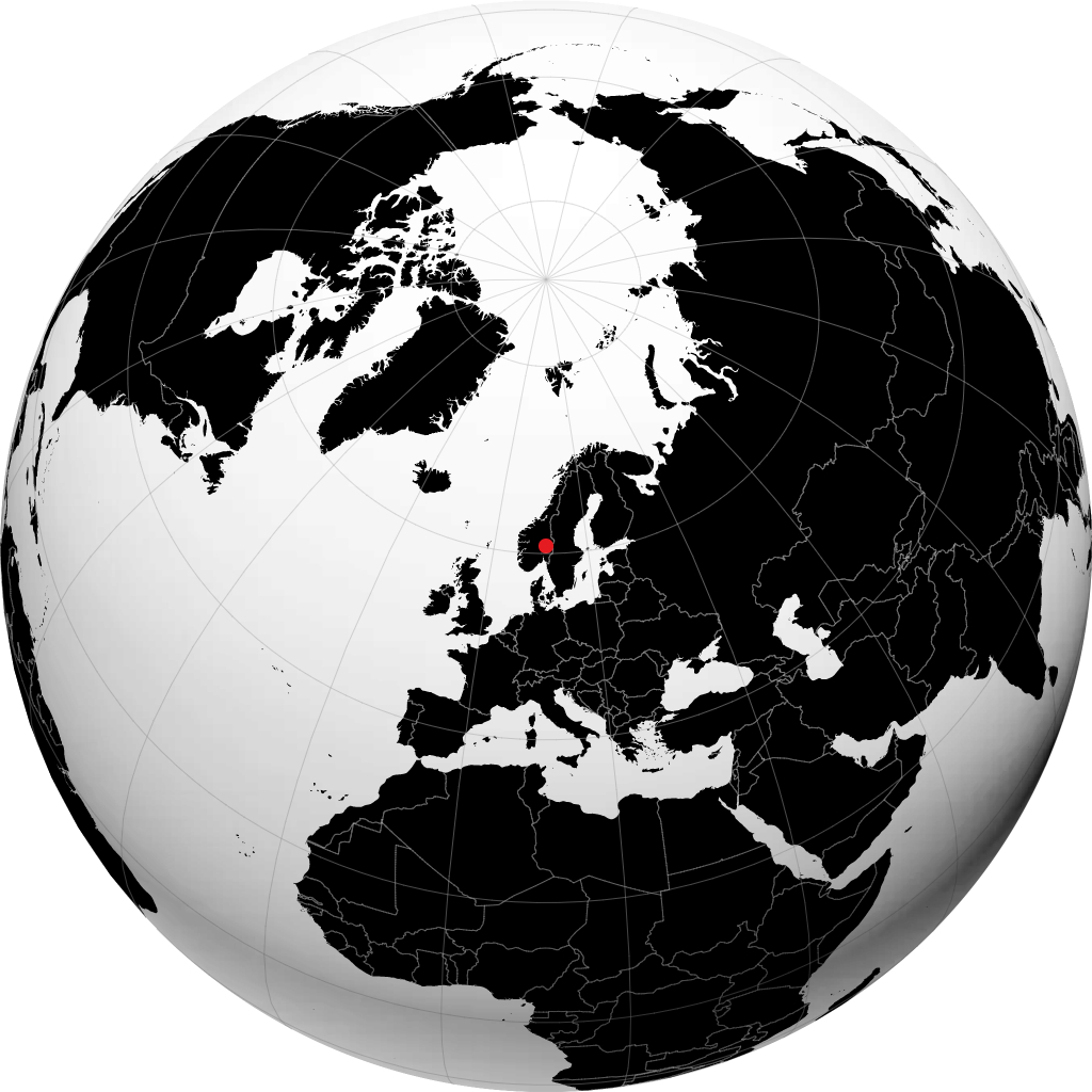 Hamar di globe