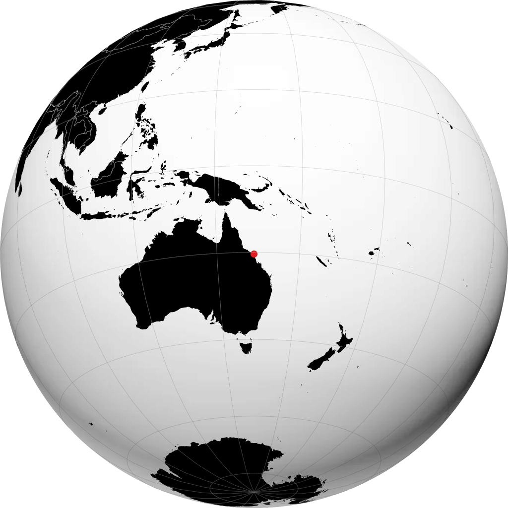 Hamilton Island di globe