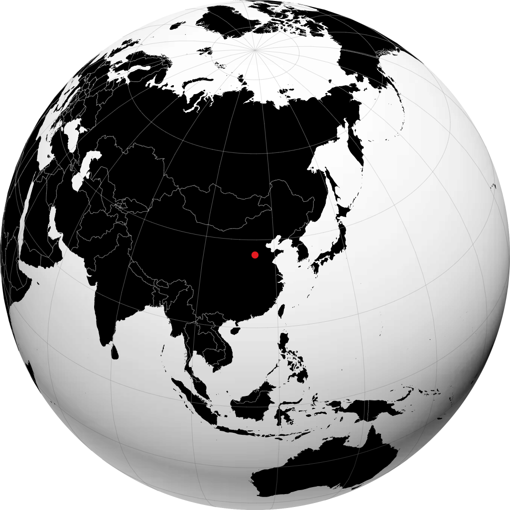 Handan di globe