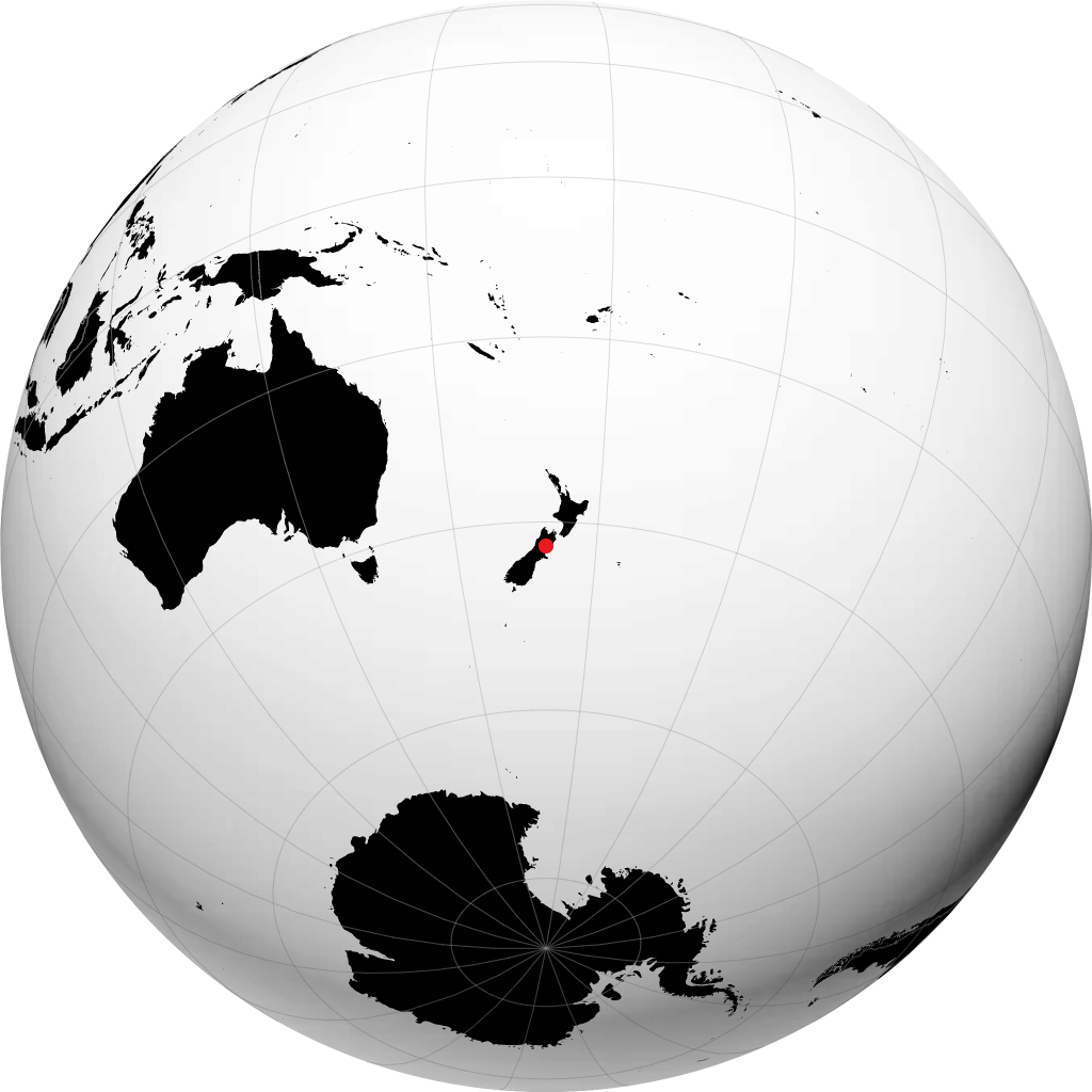 Hanmer Springs di globe