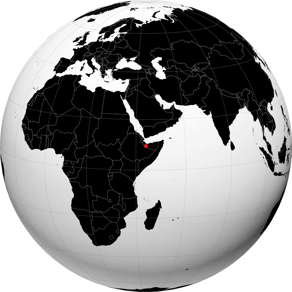 Hargeisa di globe
