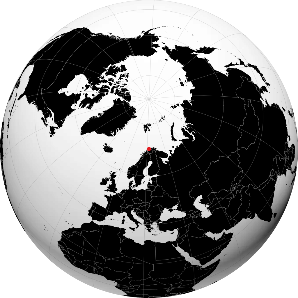 Hasvik di globe