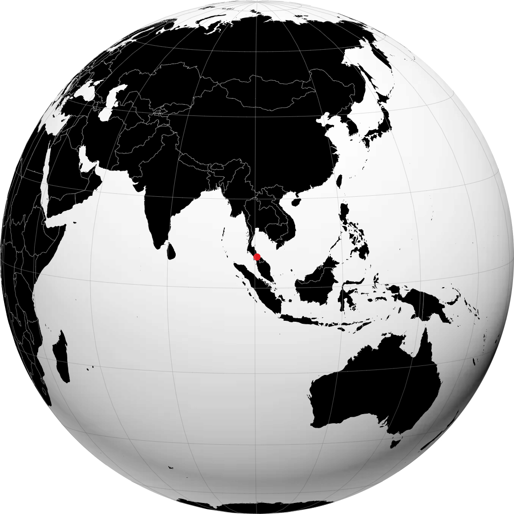 Hat Yai di globe