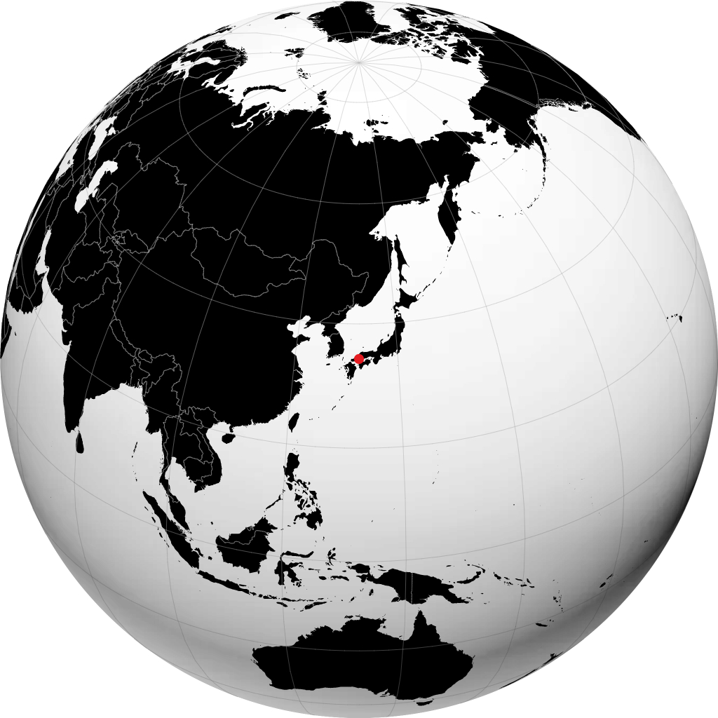 Hiroshima di globe