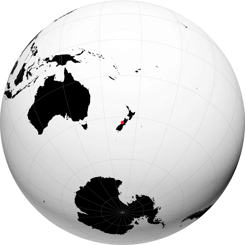 Hokitika di globe