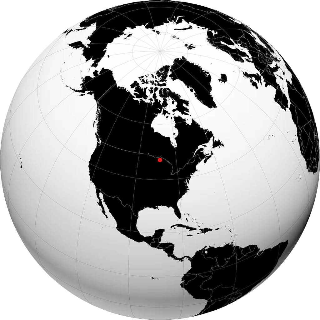 Houghton di globe