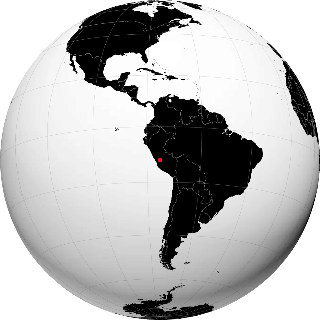 Huancayo di globe