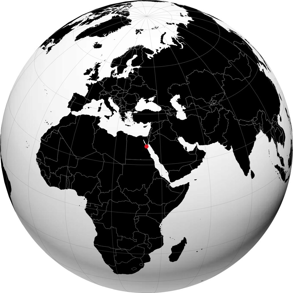 Hurghada di globe