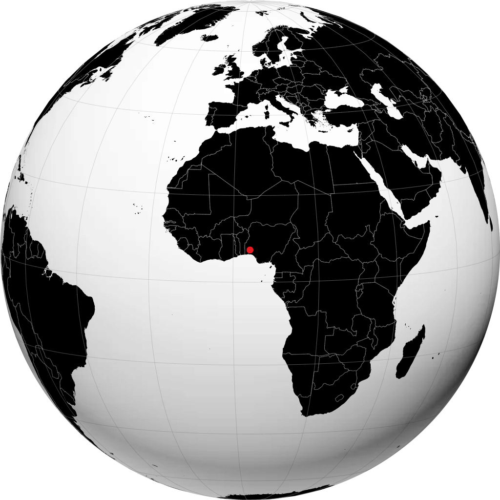 Ibadan di globe