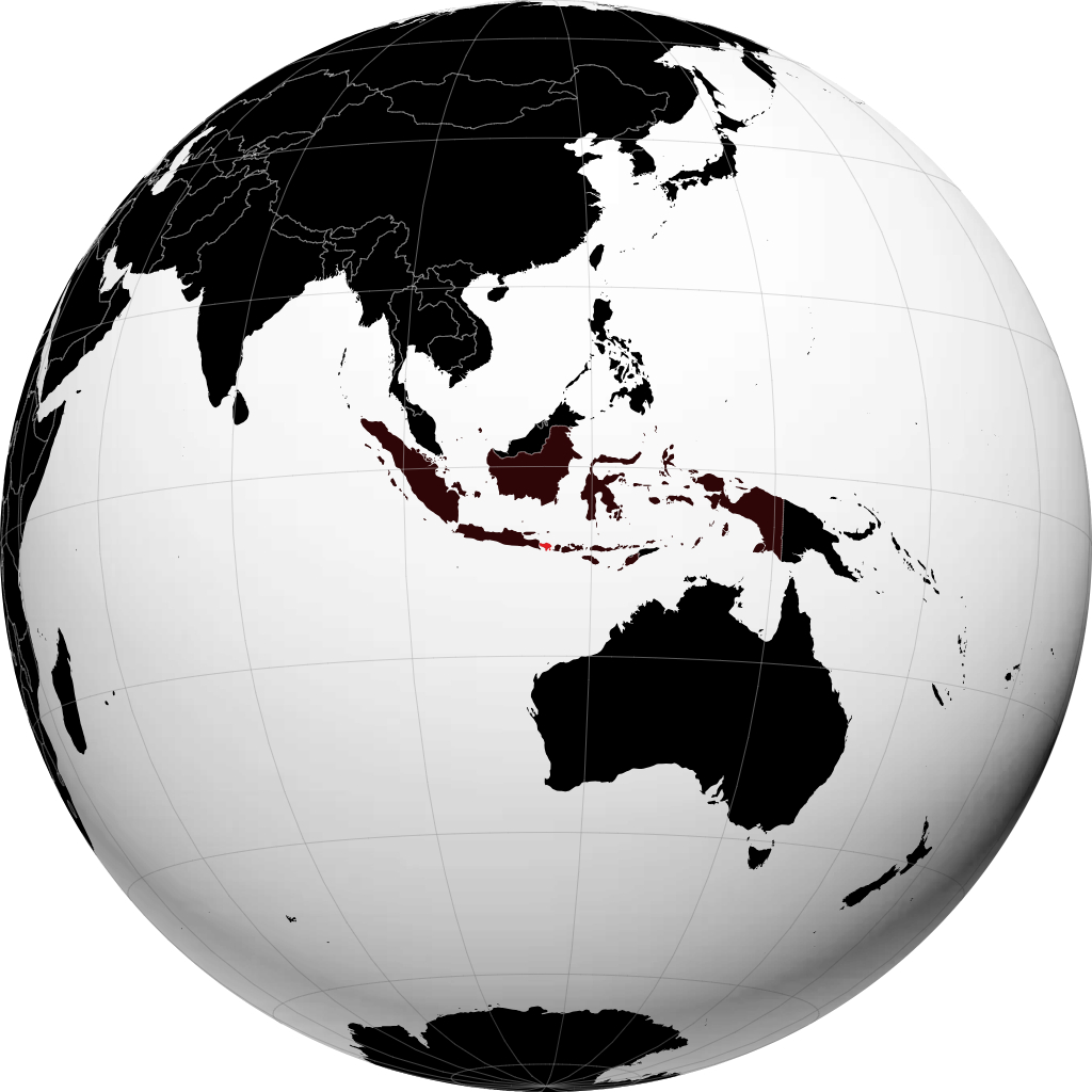 Provinsi Bali di globe
