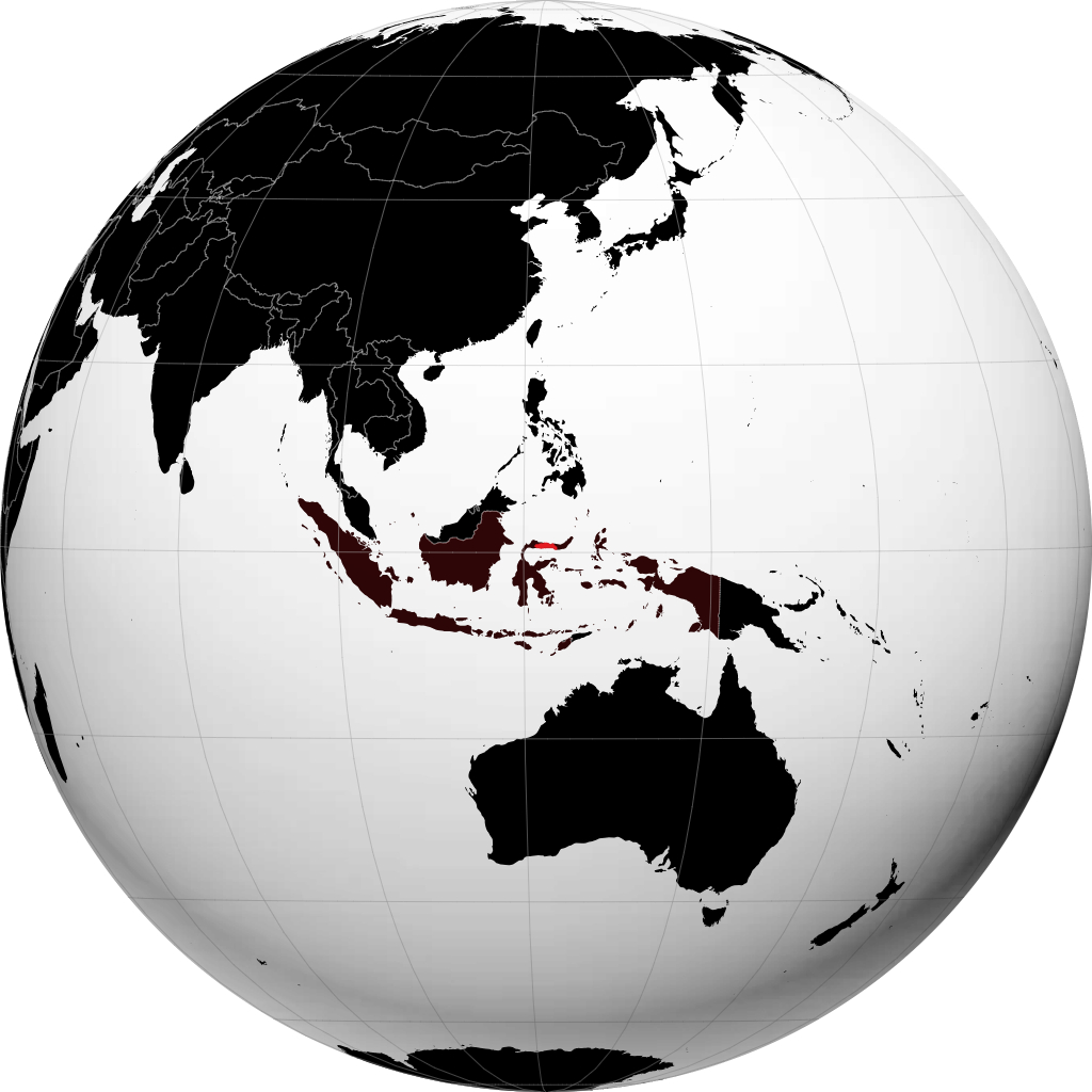 Provinsi Gorontalo di globe