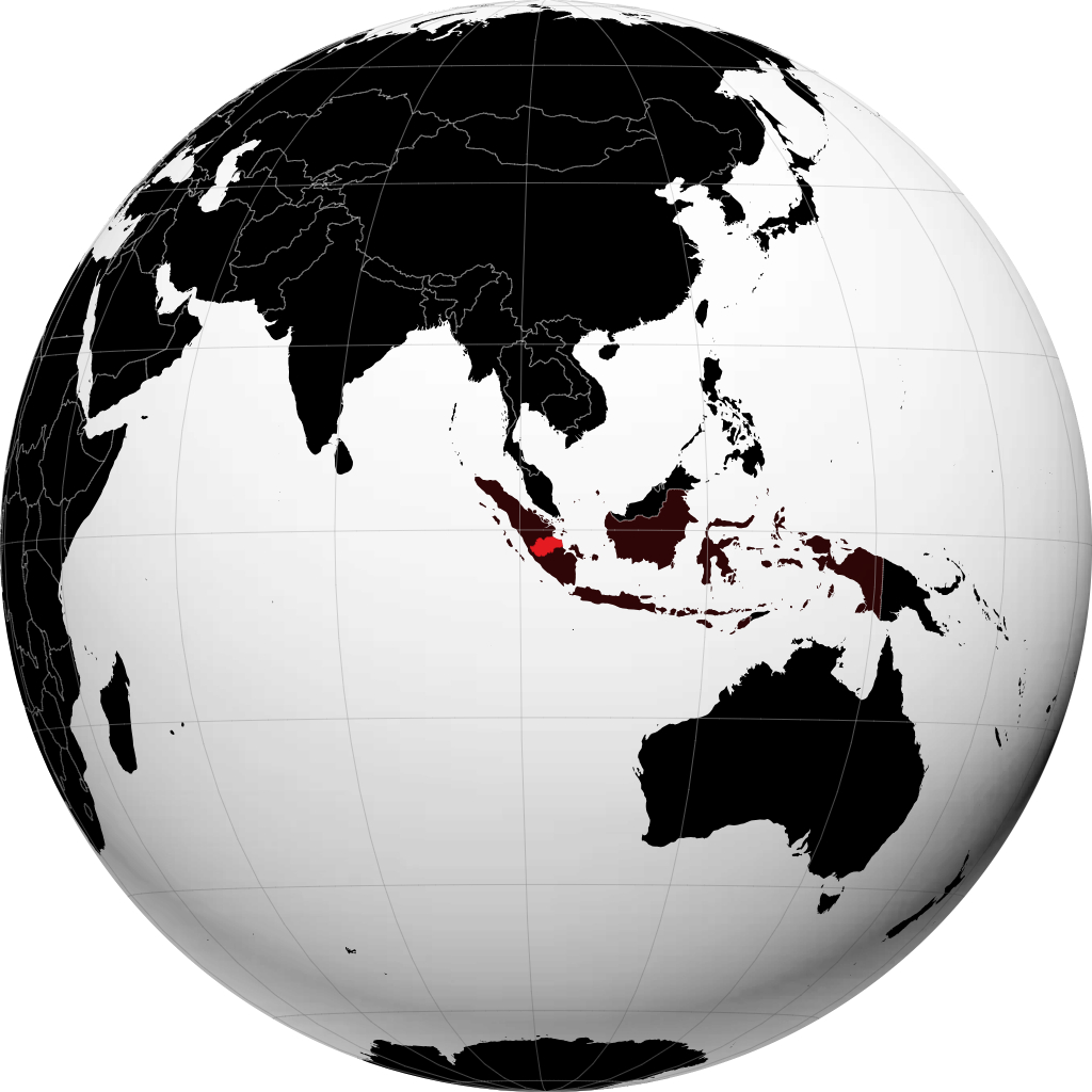 Provinsi Jambi di globe