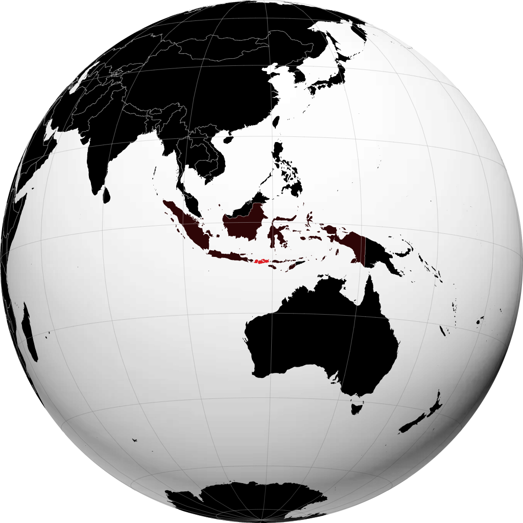 Provinsi Nusa Tenggara Barat di globe