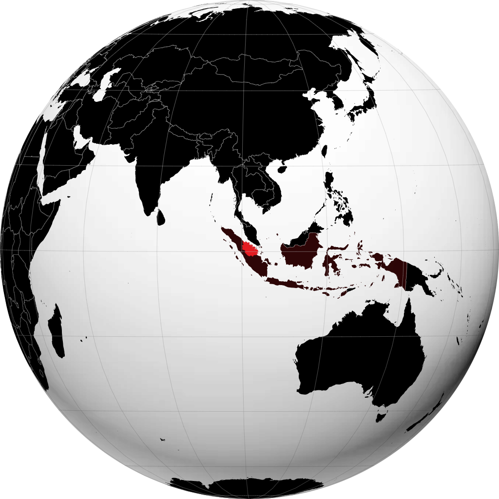 Provinsi Riau di globe