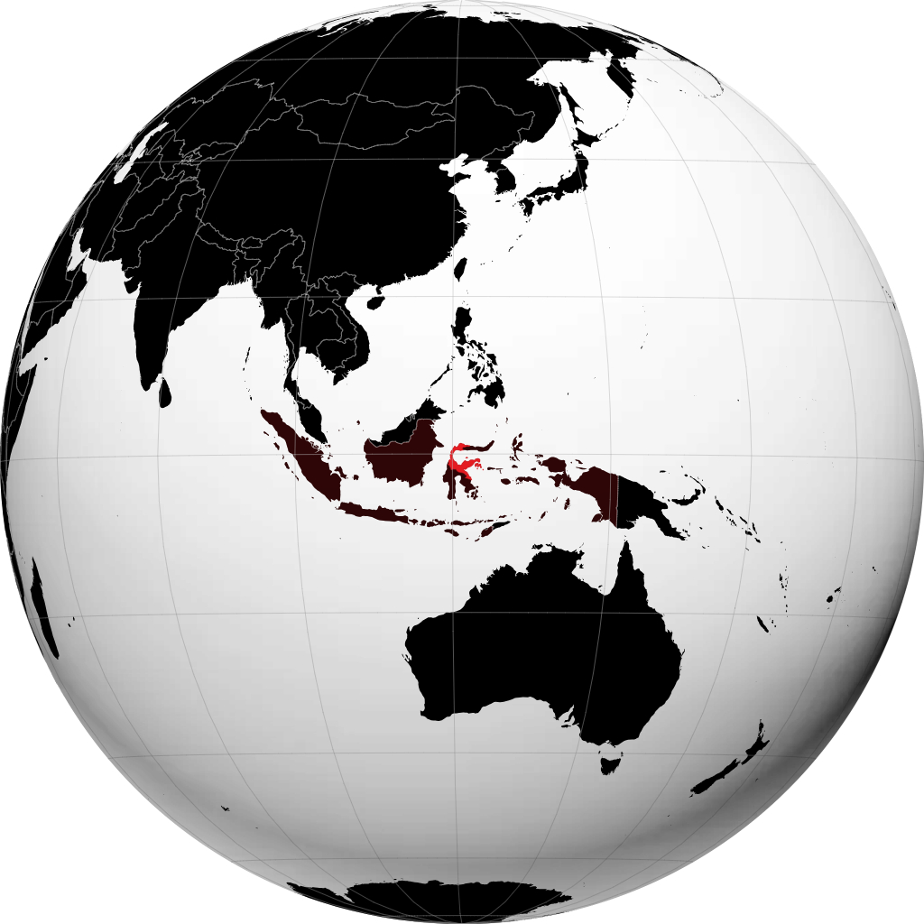 Sulawesi Tengah di globe