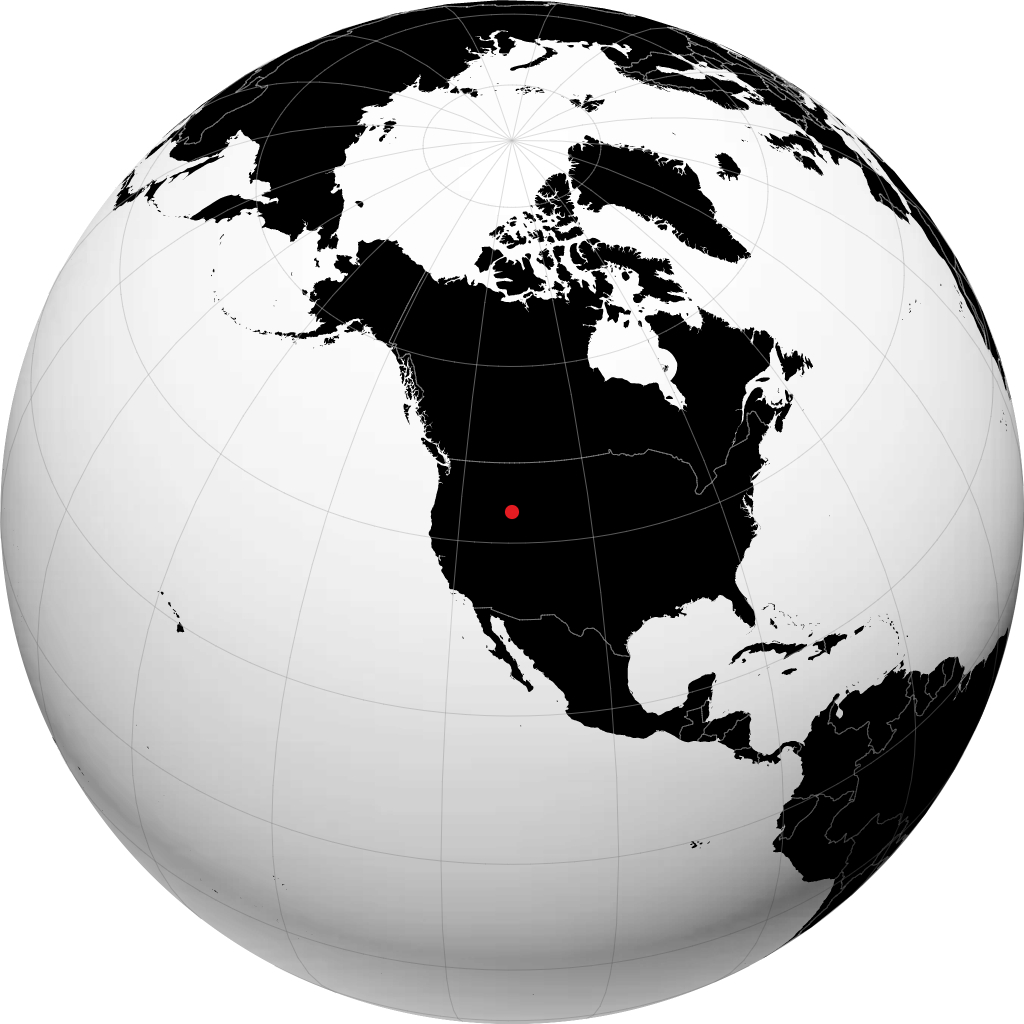 Idaho Falls di globe