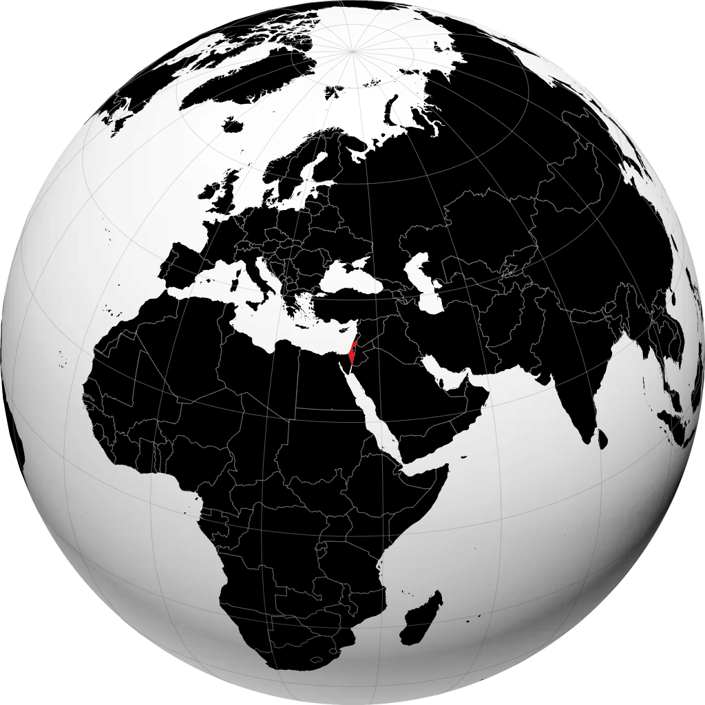 Israel di globe