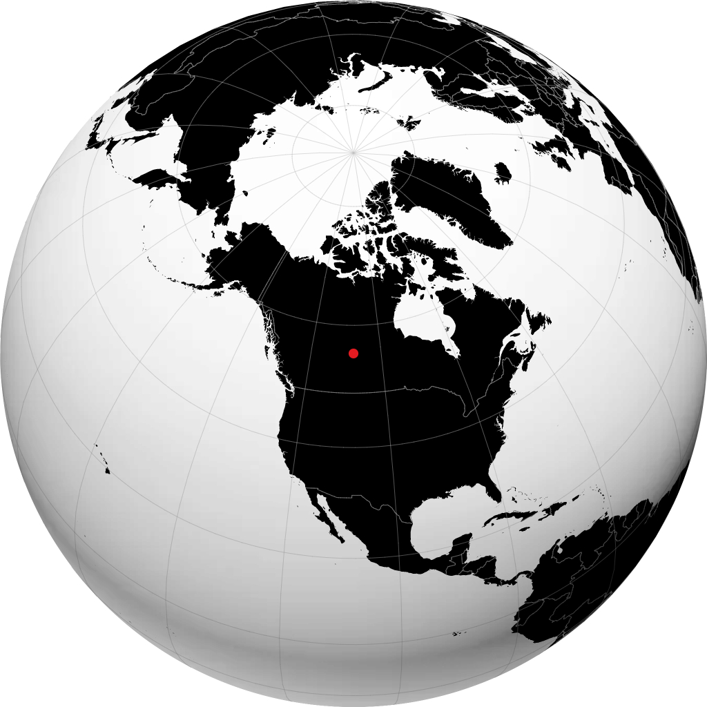 Ile-a-la-Crosse di globe