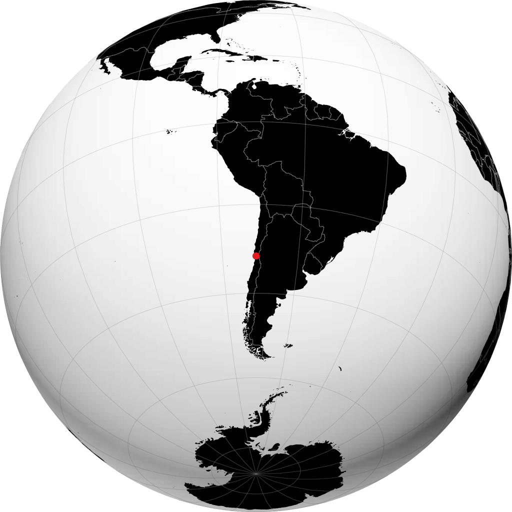 Illapel di globe