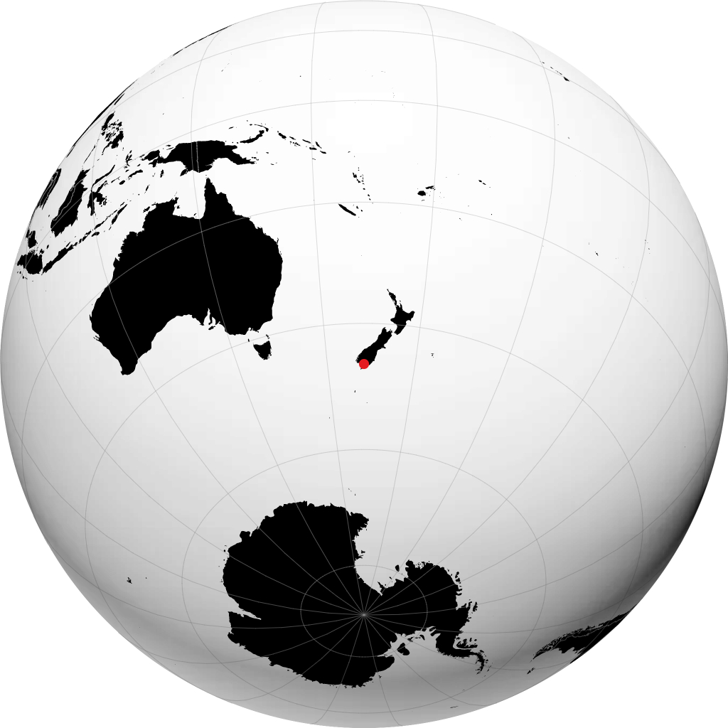 Invercargill di globe