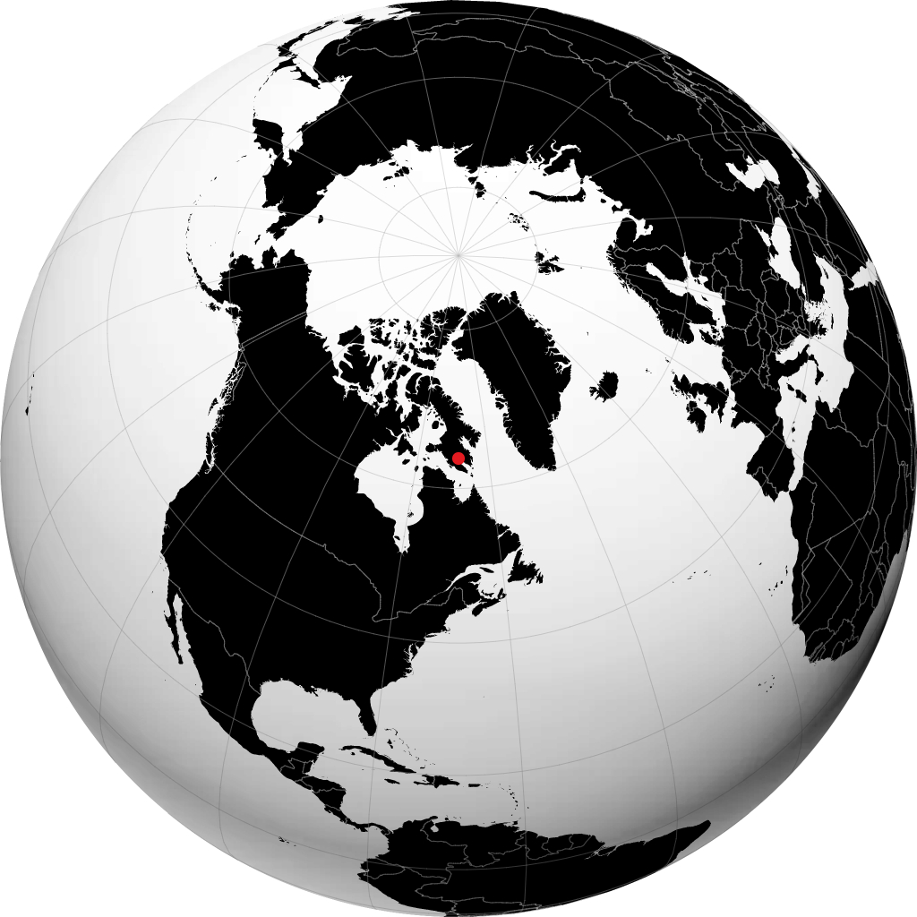 Iqaluit di globe