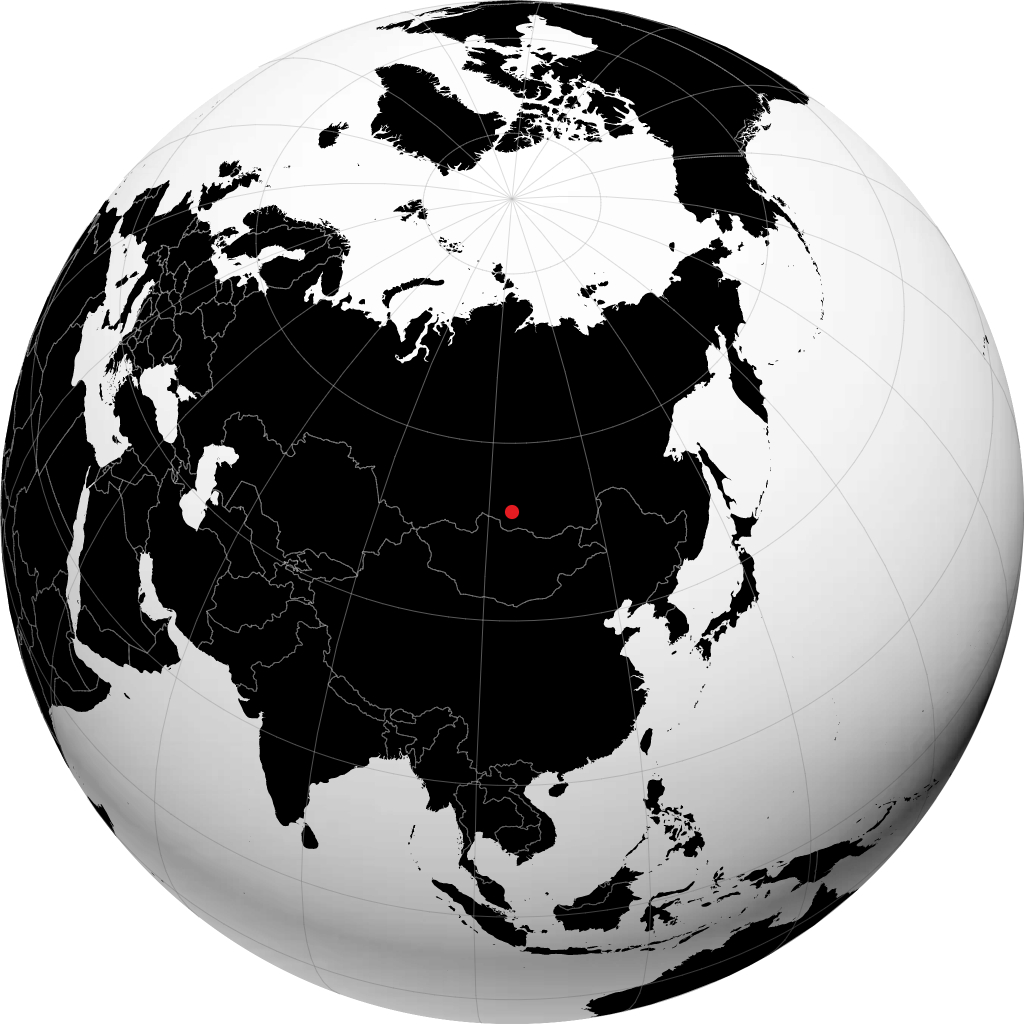 Irkutsk di globe