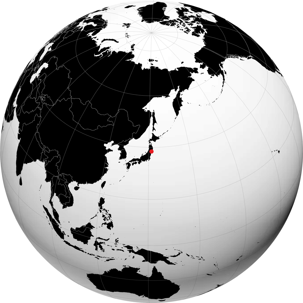 Ishinomaki di globe