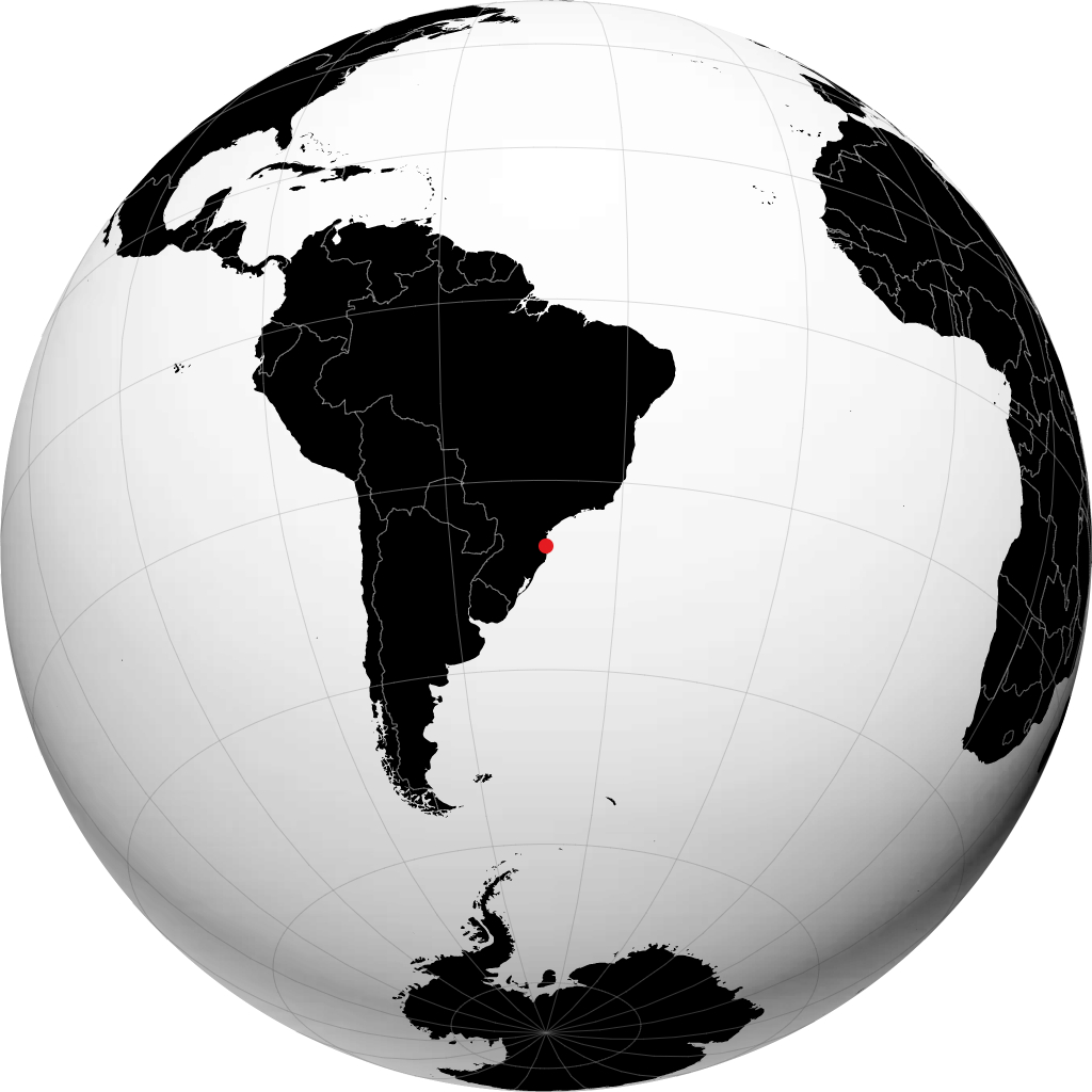 Itajaí di globe