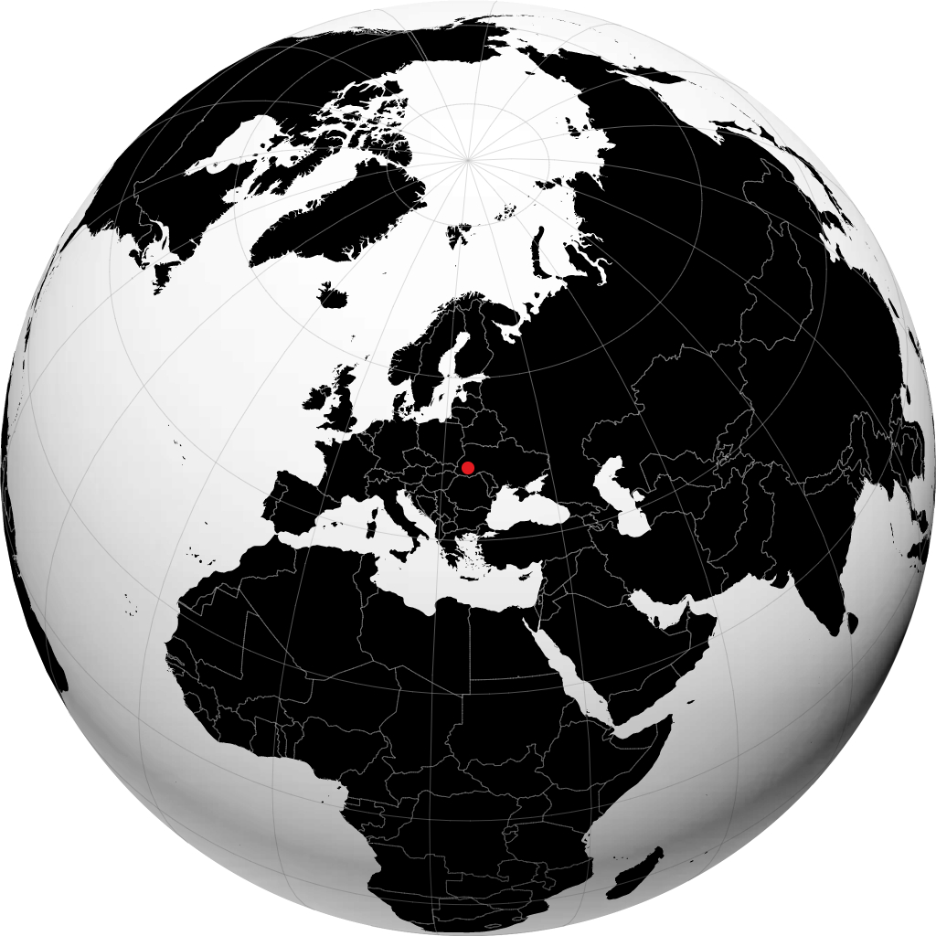 Ivano-Frankivsk di globe