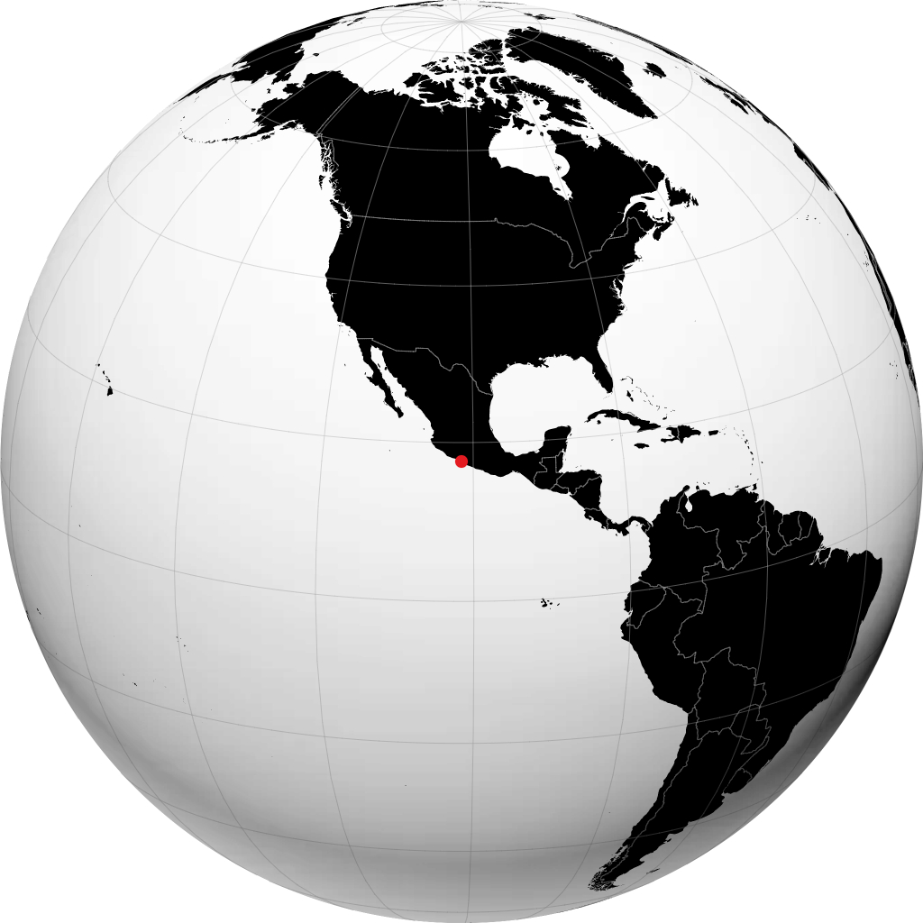 Ixtapa-Zihuatanejo di globe